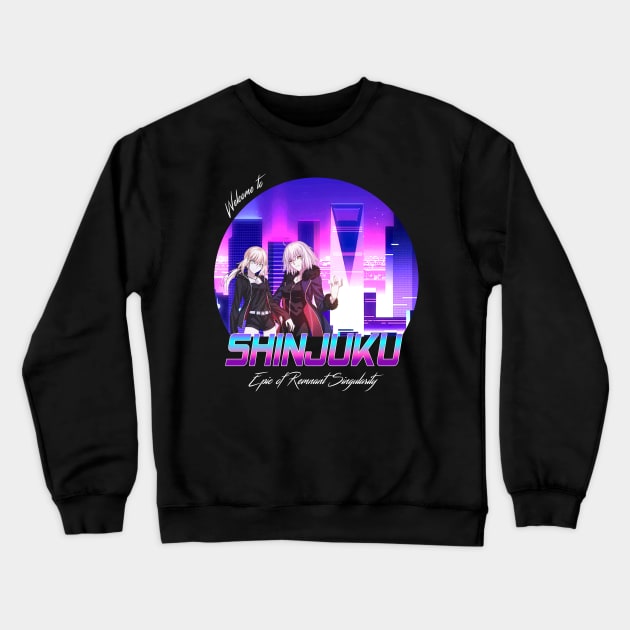 FGO - vaporwave Crewneck Sweatshirt by xEmiya